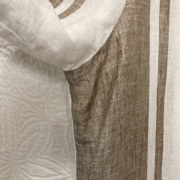 Stella Moda 100% Linen Women’s Lagenlook Shirt Dress sz Medium Italy - Picture 8 of 11